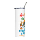 Celebration Cruise Tumbler, 20oz Stainless Steel Travel Mug, Fun Party Drinkware, Vacation Gift, Unique Cruise Souvenir