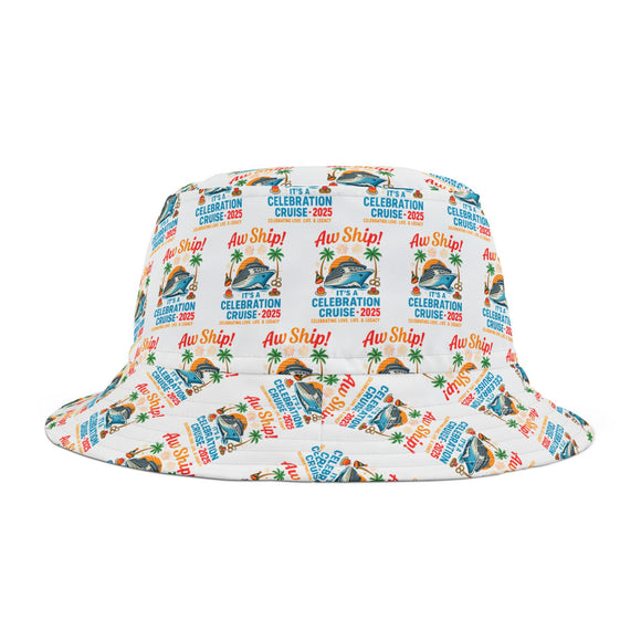 Vibrant AOP Bucket Hat for Celebration & Summer Fun, Perfect for Festivals, Travel, Outdoor Events, Unique Gift Idea