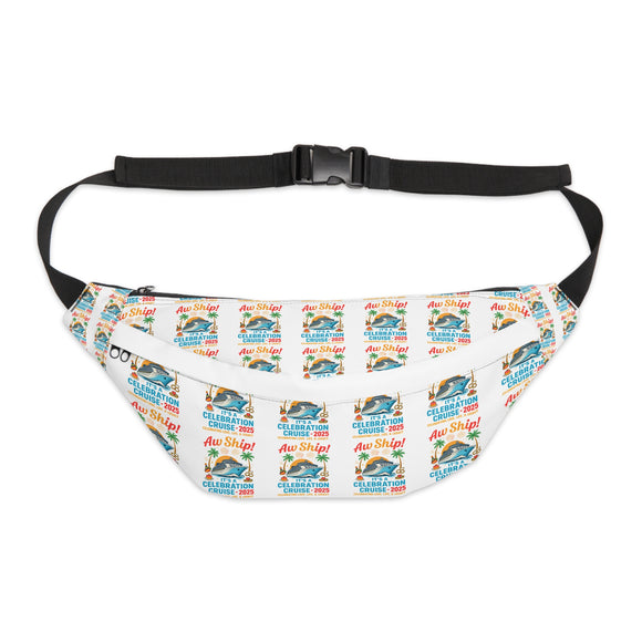 Cruise-Ready Large Fanny Pack, Festival Bag, Travel Accessory, Summer Outing Gear, Holiday Gift, Family Reunion Must-Have
