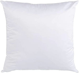 100% Polyester White Satin Pillow Case 16 X 16 Inches Sublimation Cushion Pillow cases